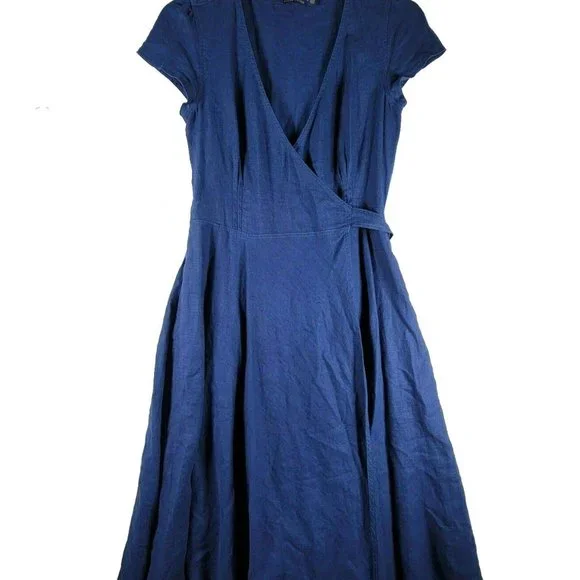 chinese dress ladies Polo Ralph Lauren - Linen Short Sleeve Day Dress